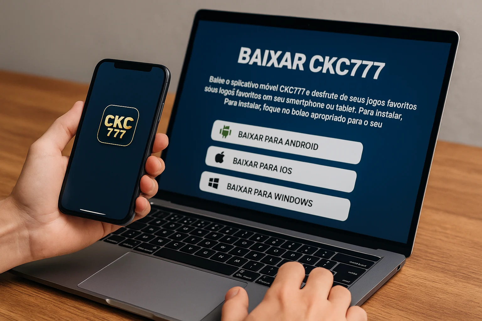 Baixar o CKC777 Cassino App
