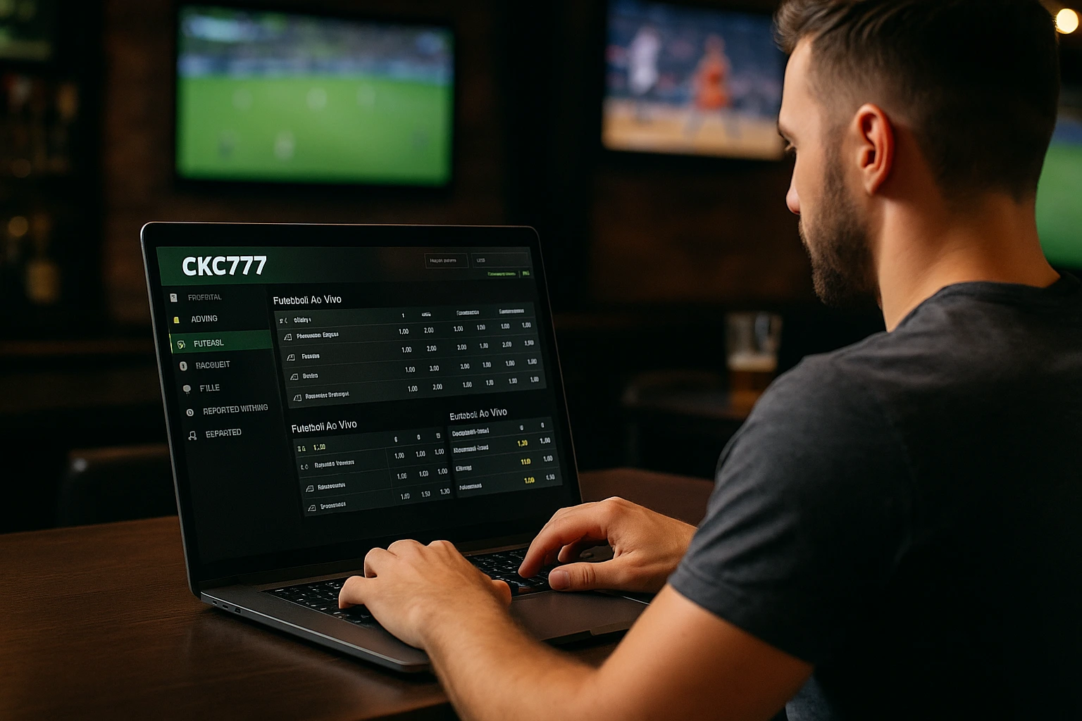 Aposte em apostas esportivas no cassino online CKC777