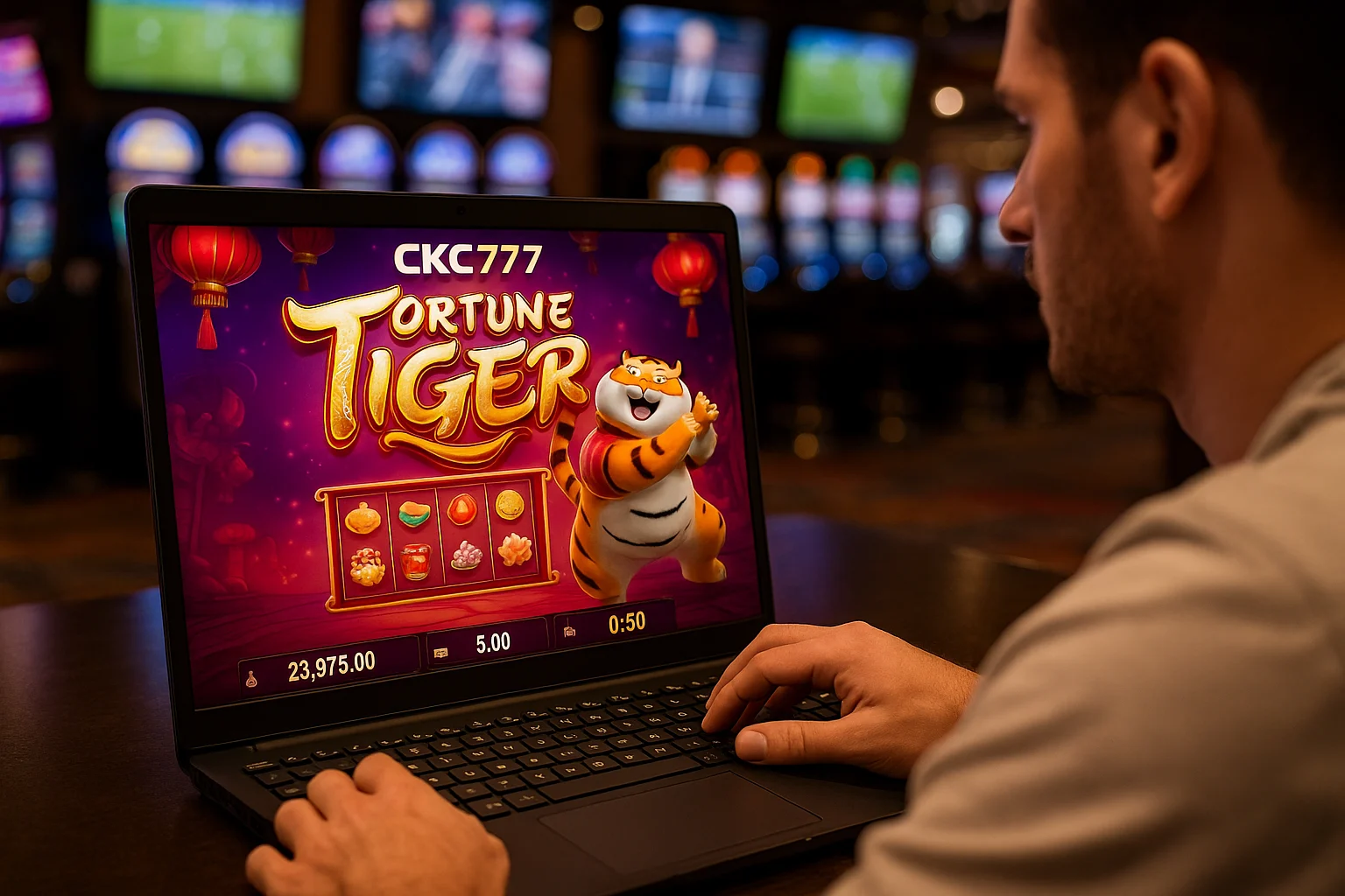 Fortune Tiger é um jogo imperdível no CKC777 Casino