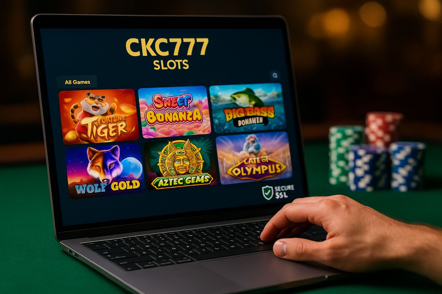 Jogos de Slot no Casino Online CKC777