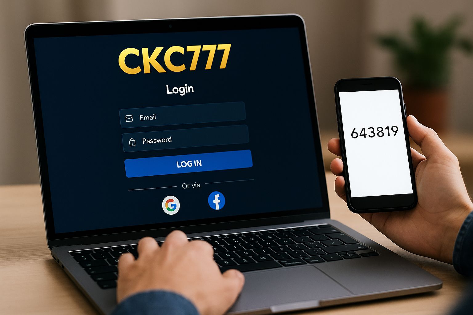 Login no Cassino CKC777