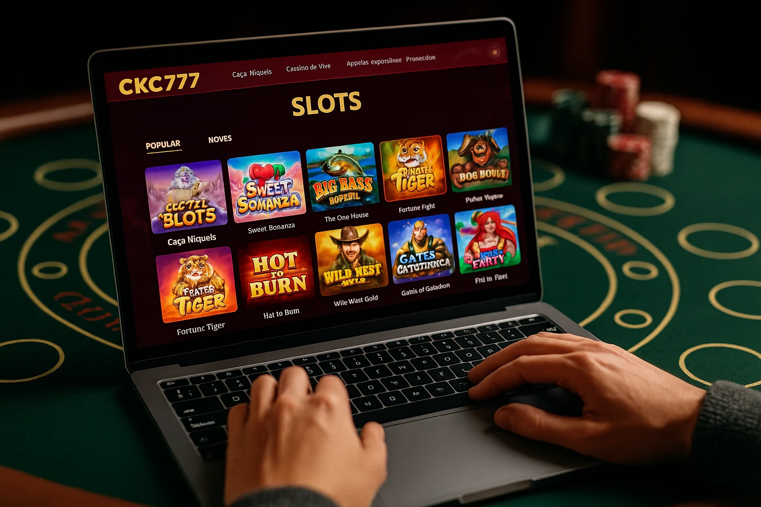 Explore o mundo das slot machines no CKC777 Casino